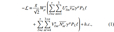 Study Of The Standard Model And Majorana Neutrino Contributions To Begin Document End Document